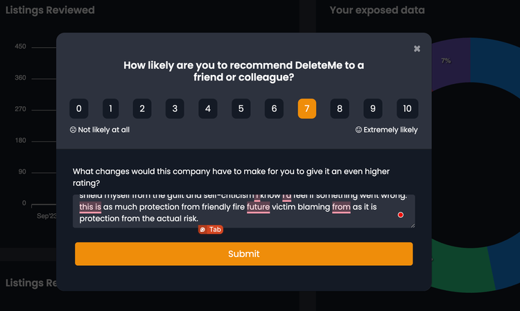 What changes would this company have to make for you to give it an even higher rating?